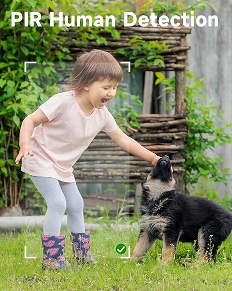 4Pack Security Cameras Wireless Outdoor, 2K Battery Powered WiFi Security Indoor Camera with Spotlight & Siren Alarm, 2-Way Audio, Color Night Vision, AI Detection for Home Security,Works w/Alexa - Image 2