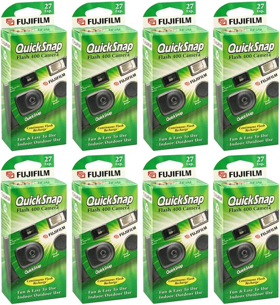 Fujifilm QuickSnap Flash 400 One-Time-Use Camera - 2 Pack